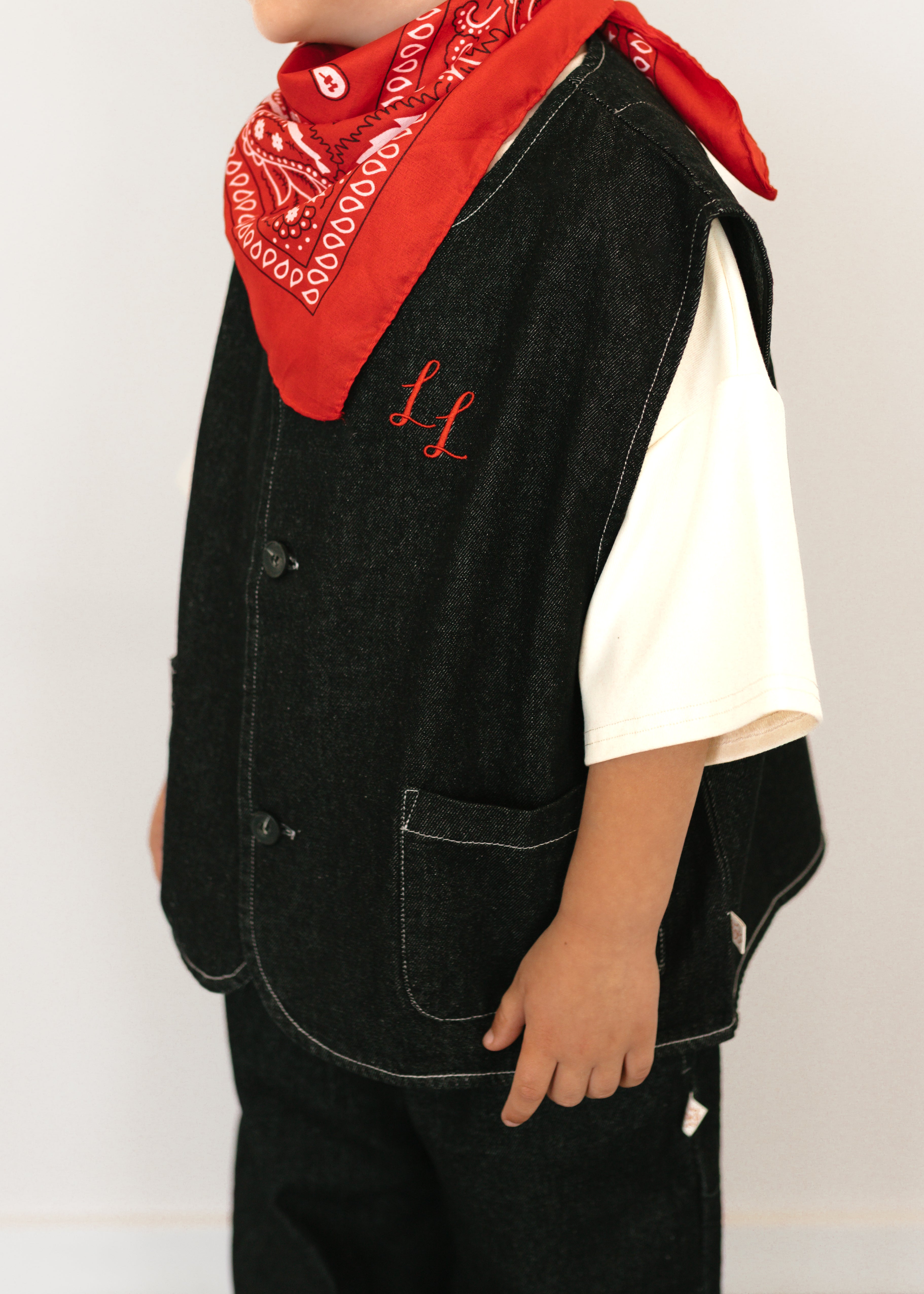 LL Signature Denim Vest