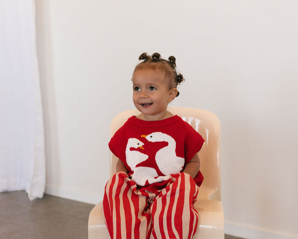 Swanning Around Knit Vest