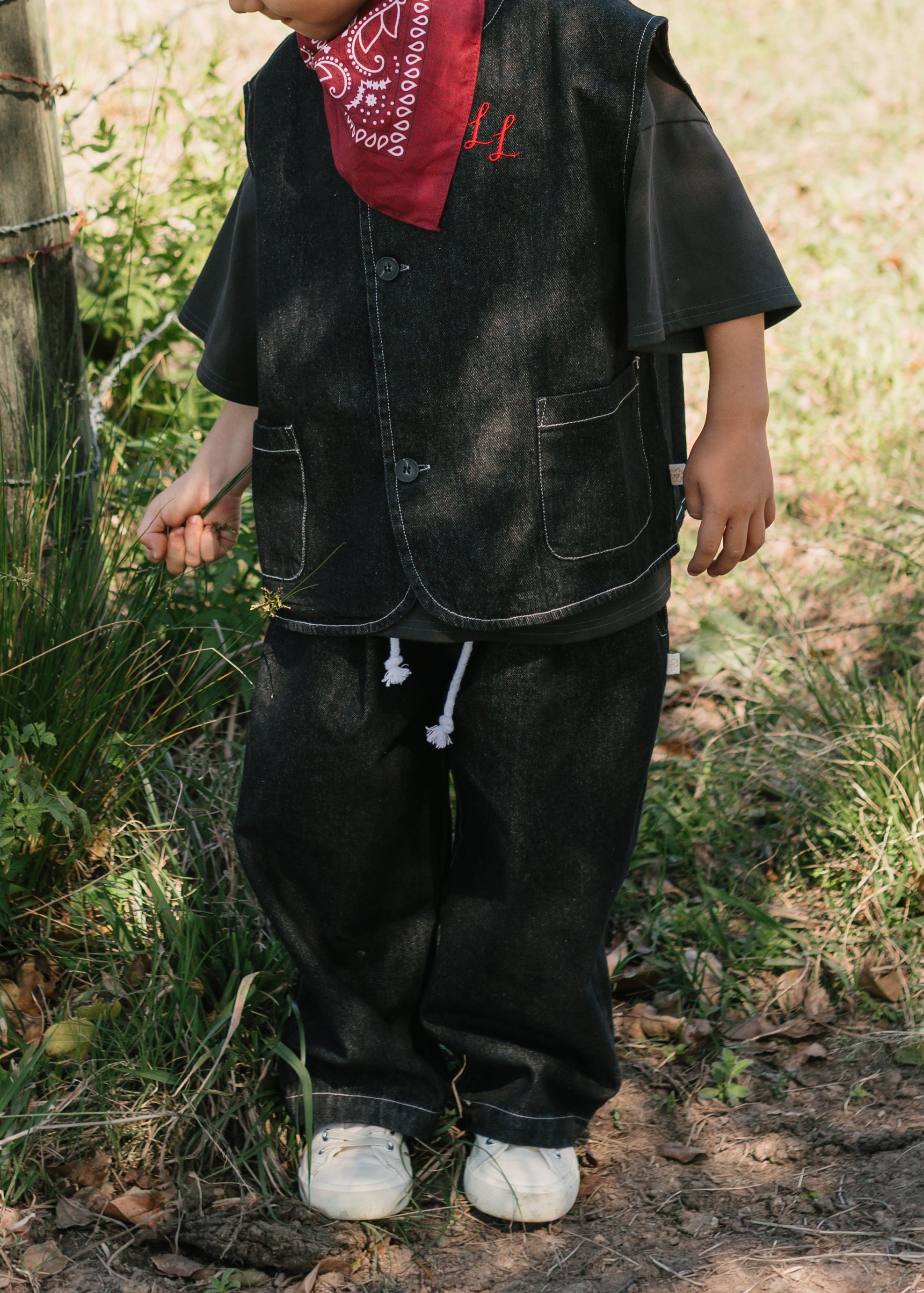 LL Signature Denim Vest