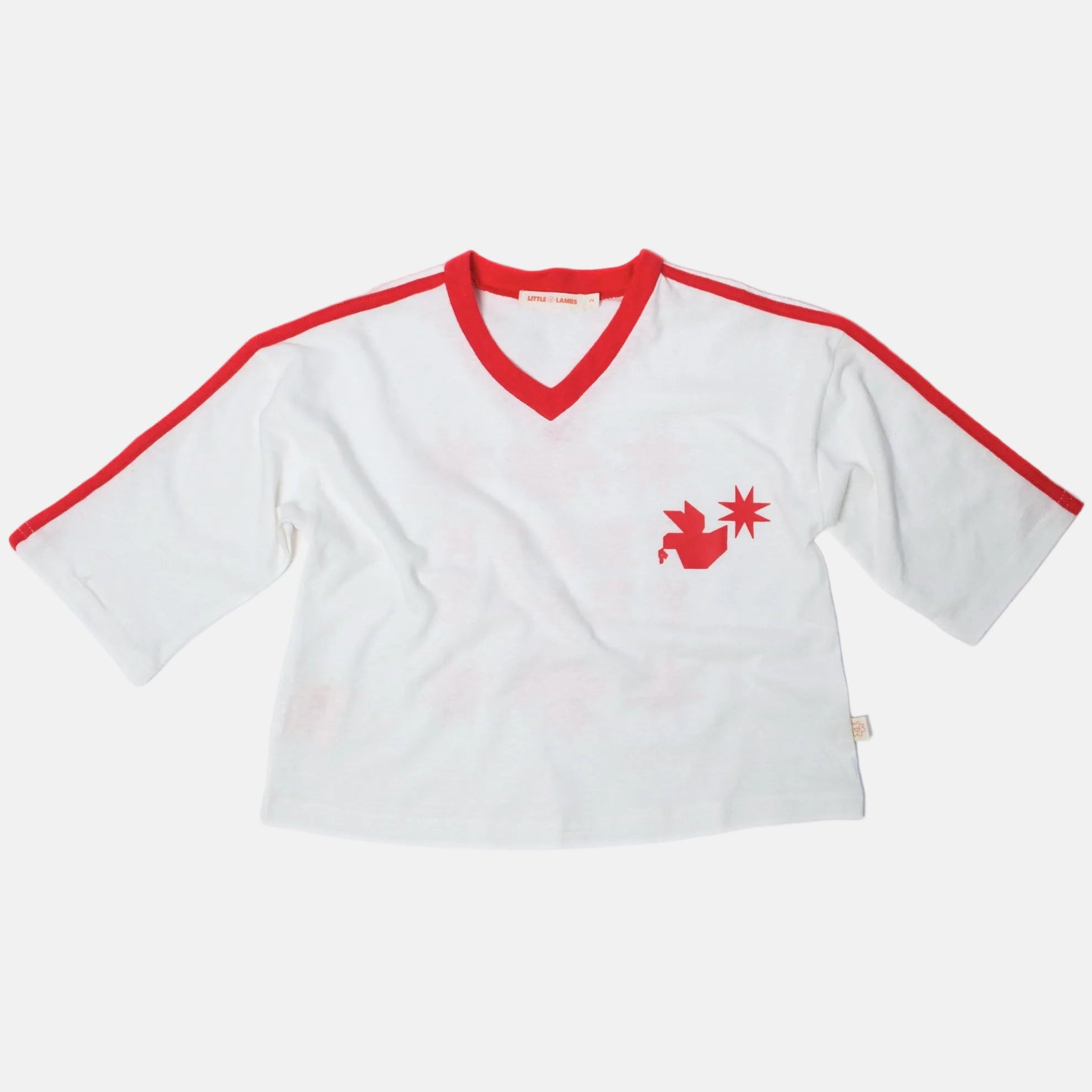 Teach Peace Tee - Candy Apple