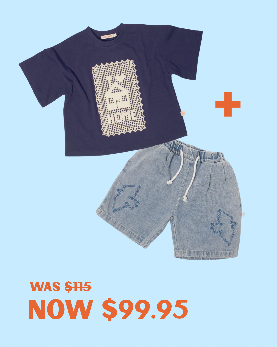 Home Tee + Promises Jorts