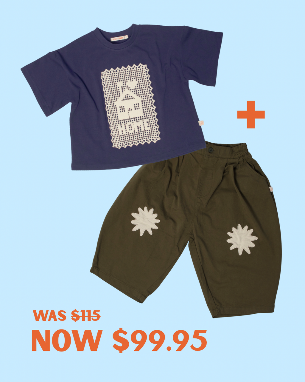 Home Tee + Patch Pants