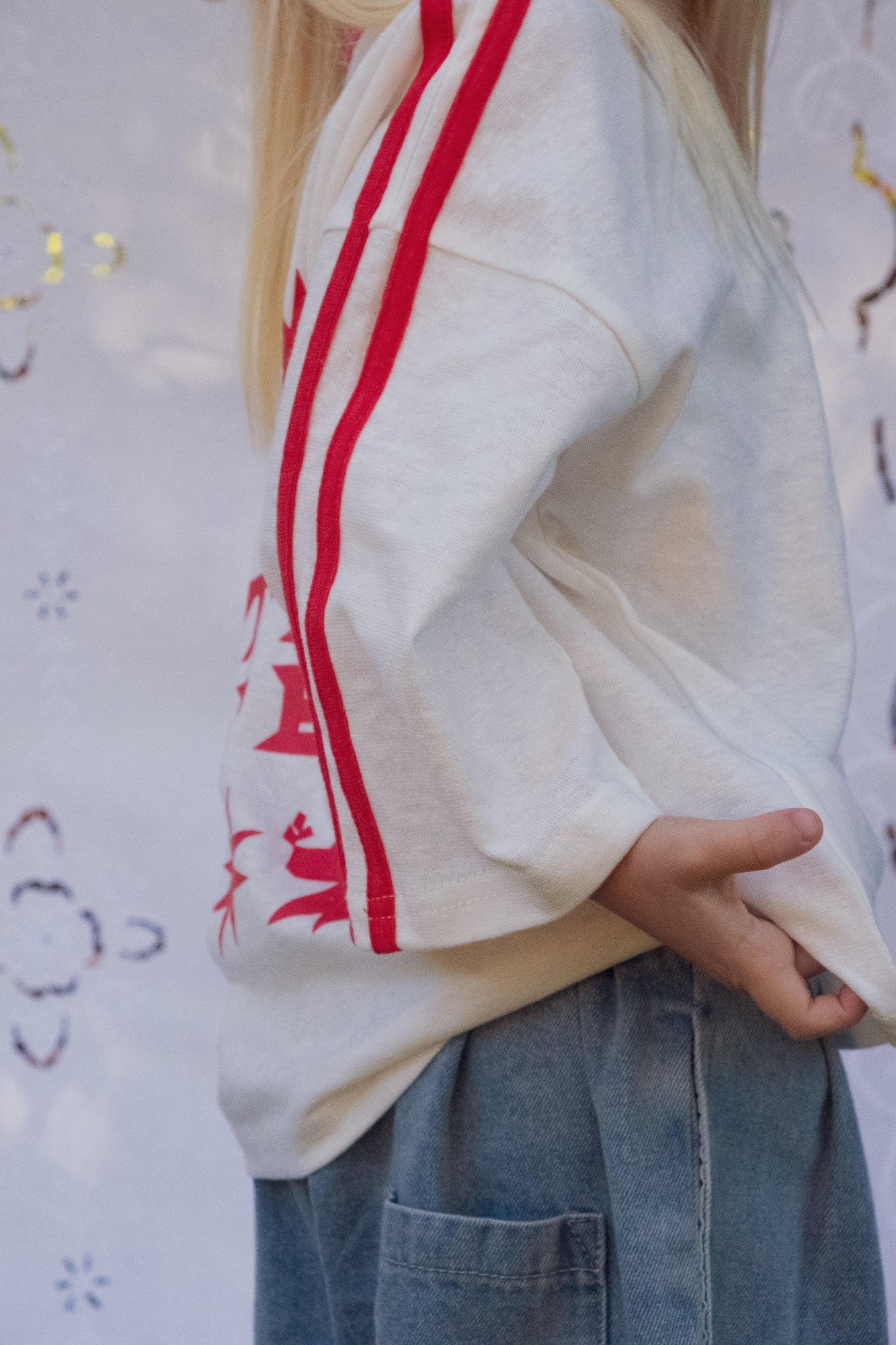 Teach Peace Tee - Candy Apple